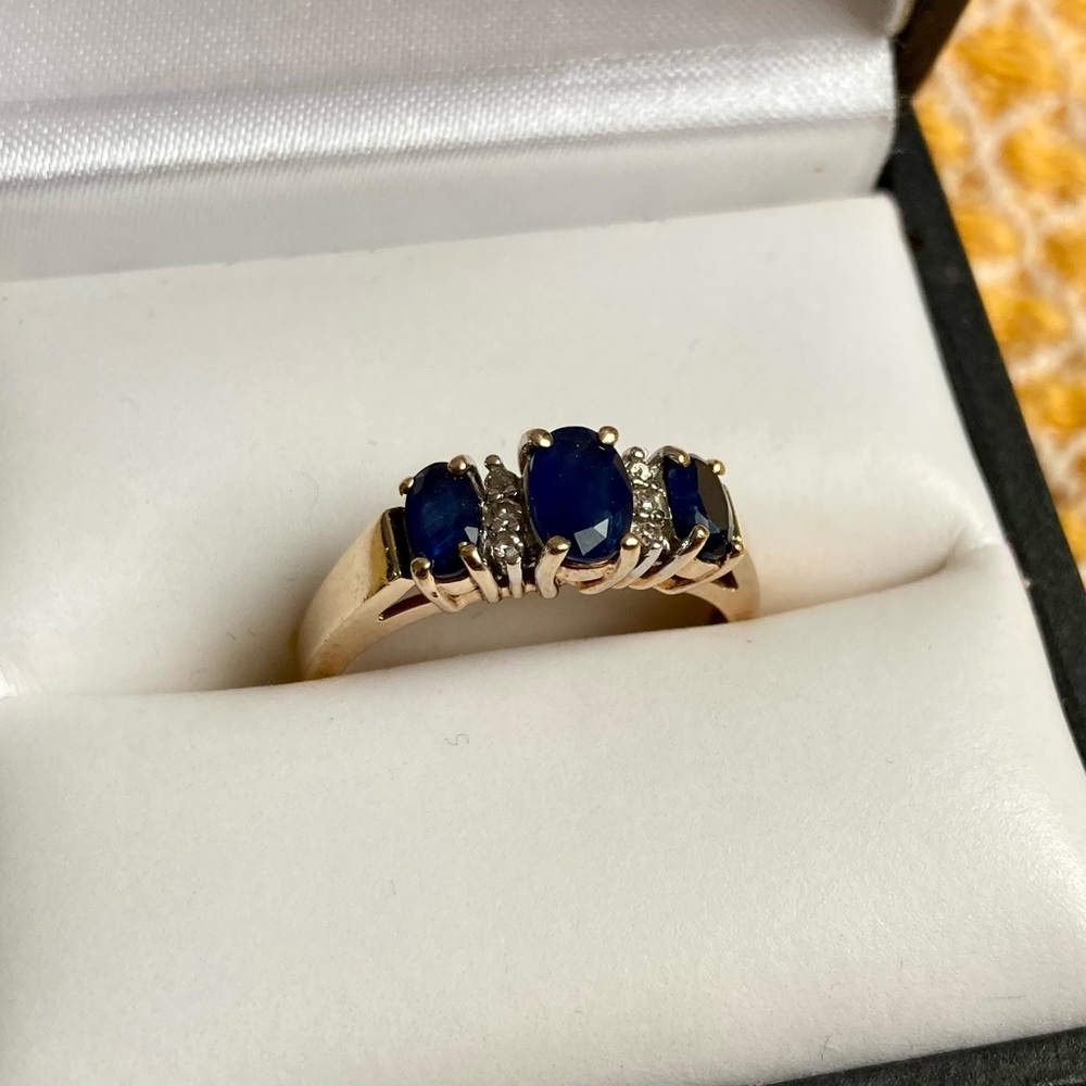 Sapphire and Diamond ring